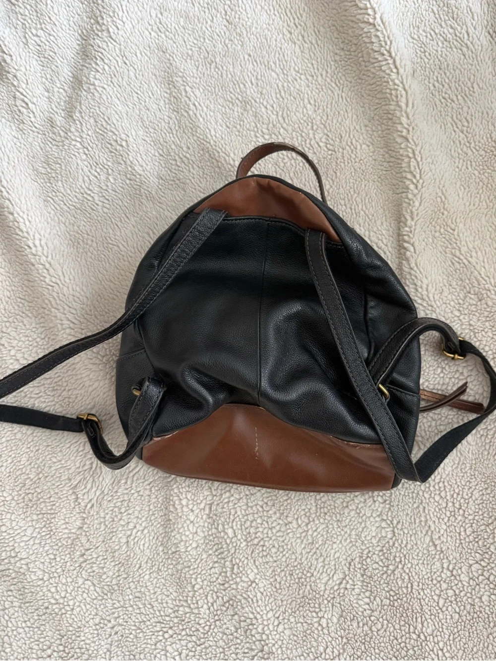 Fossil Small Leather Backpack